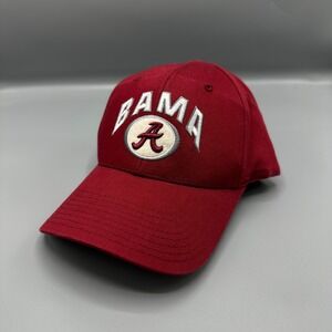 Alabama Crimson Tide BAMA Starter Snapback Hat Mens Crimson Red Baseball Cap
